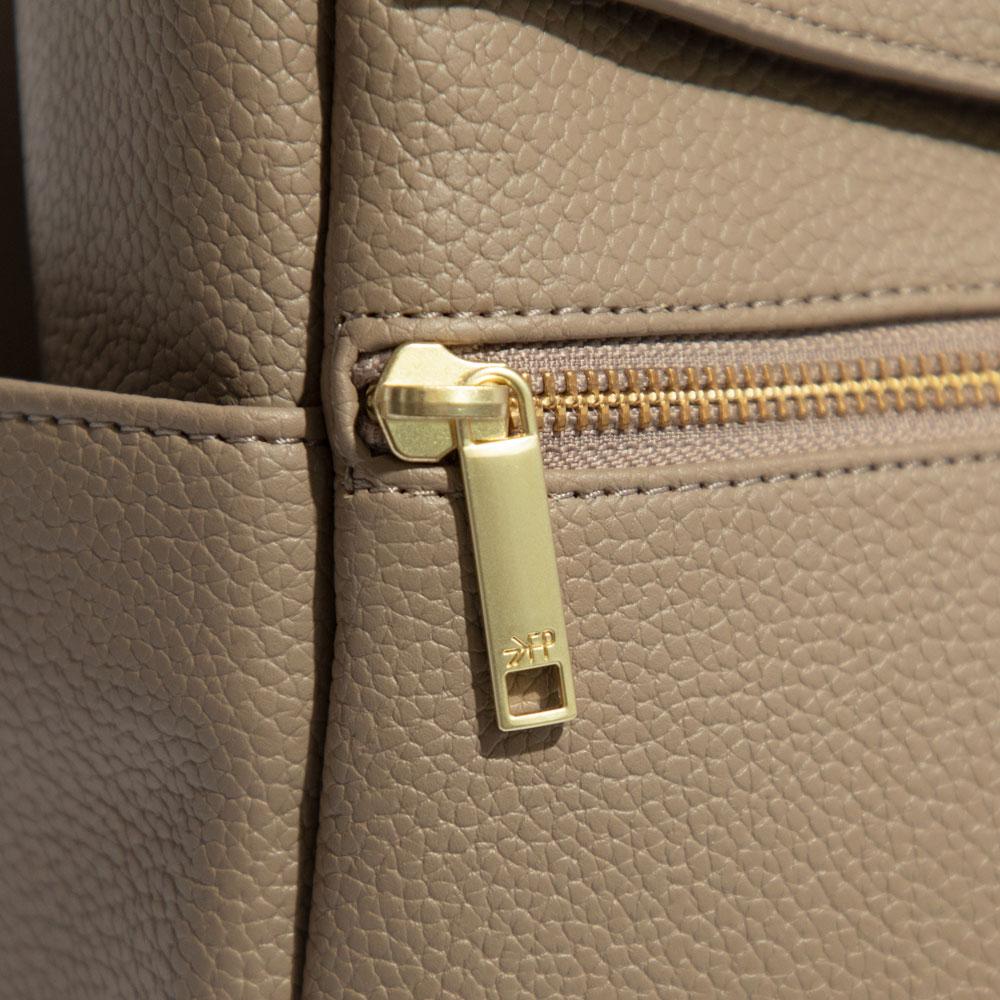 Close up of the interior pockets of the Aspen Classic Diaper Bag II.