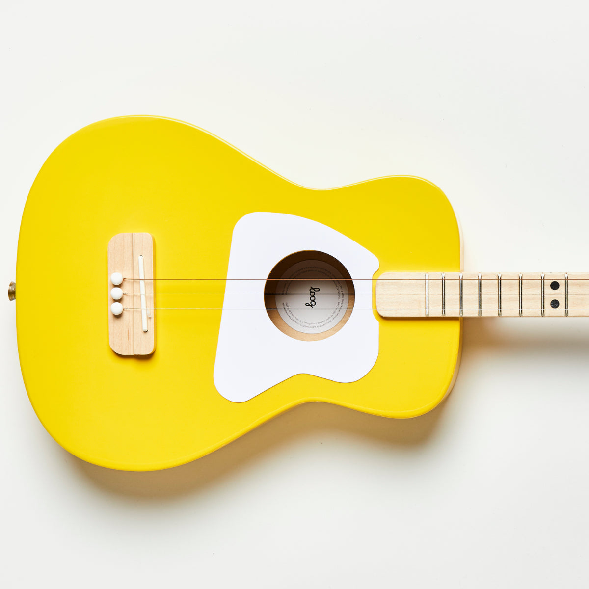 Loog Pro Acoustic guitar with flashcards and free video lessons