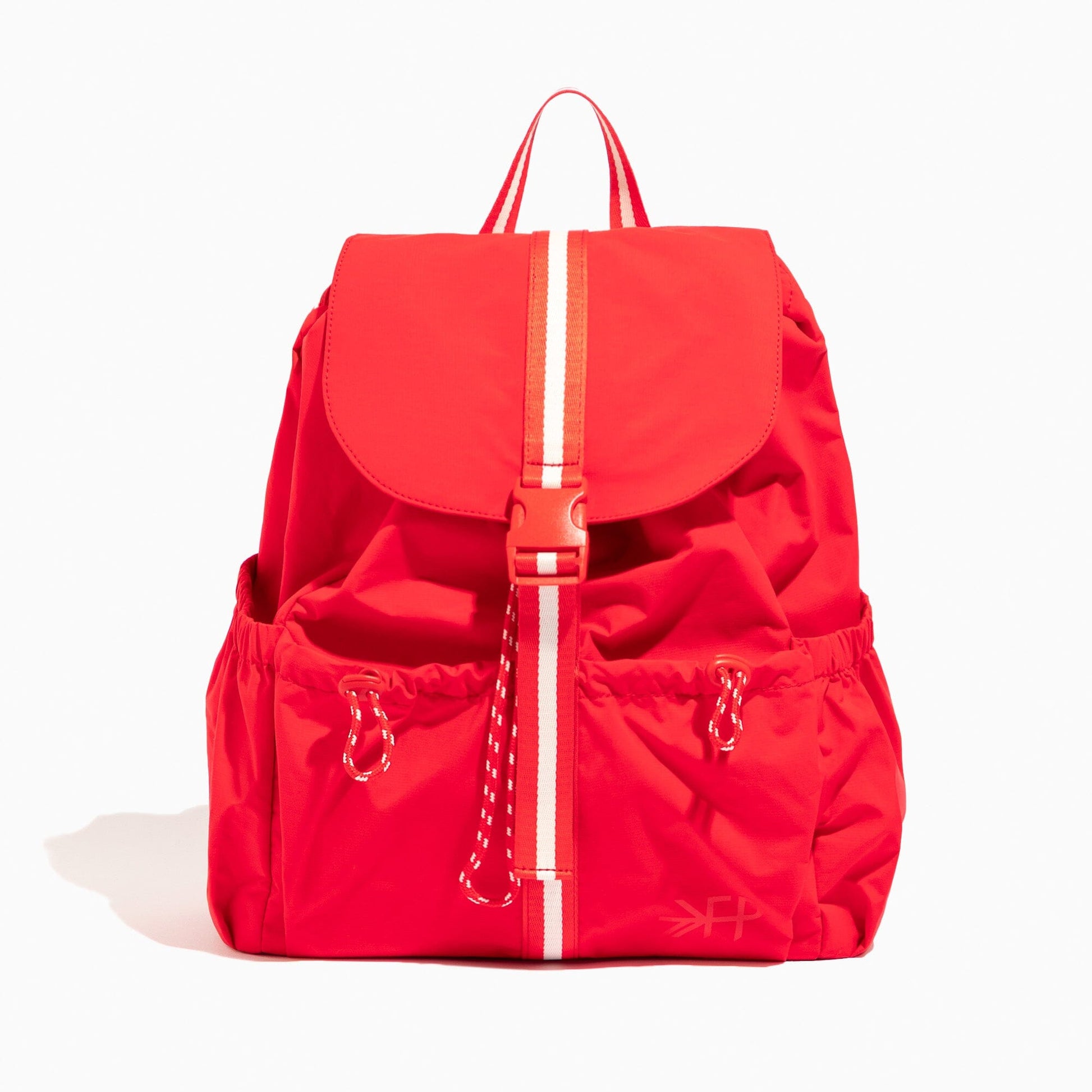 Open view of the Cherry Motion Backpack's interior.