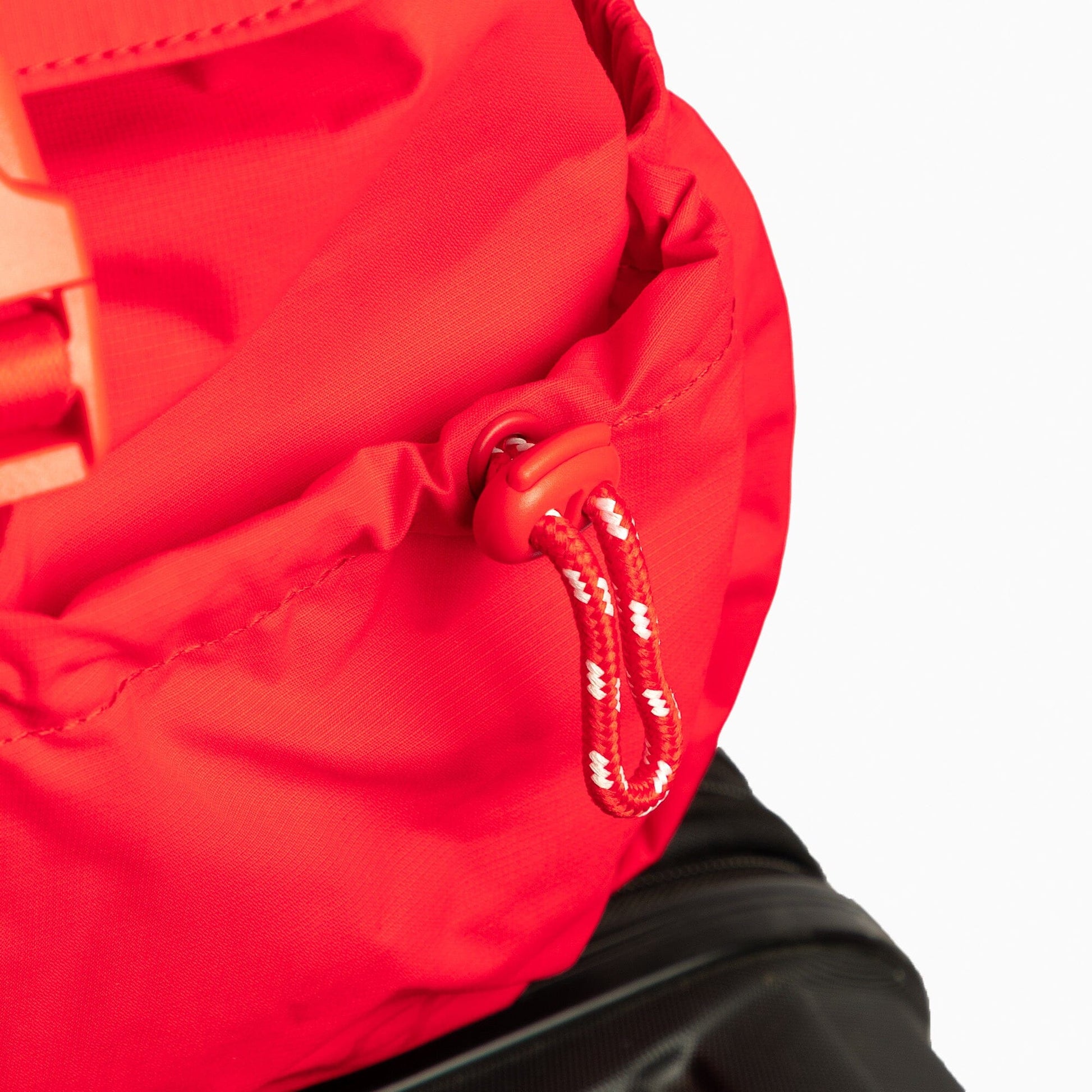 Open view of the Cherry Motion Backpack's interior.