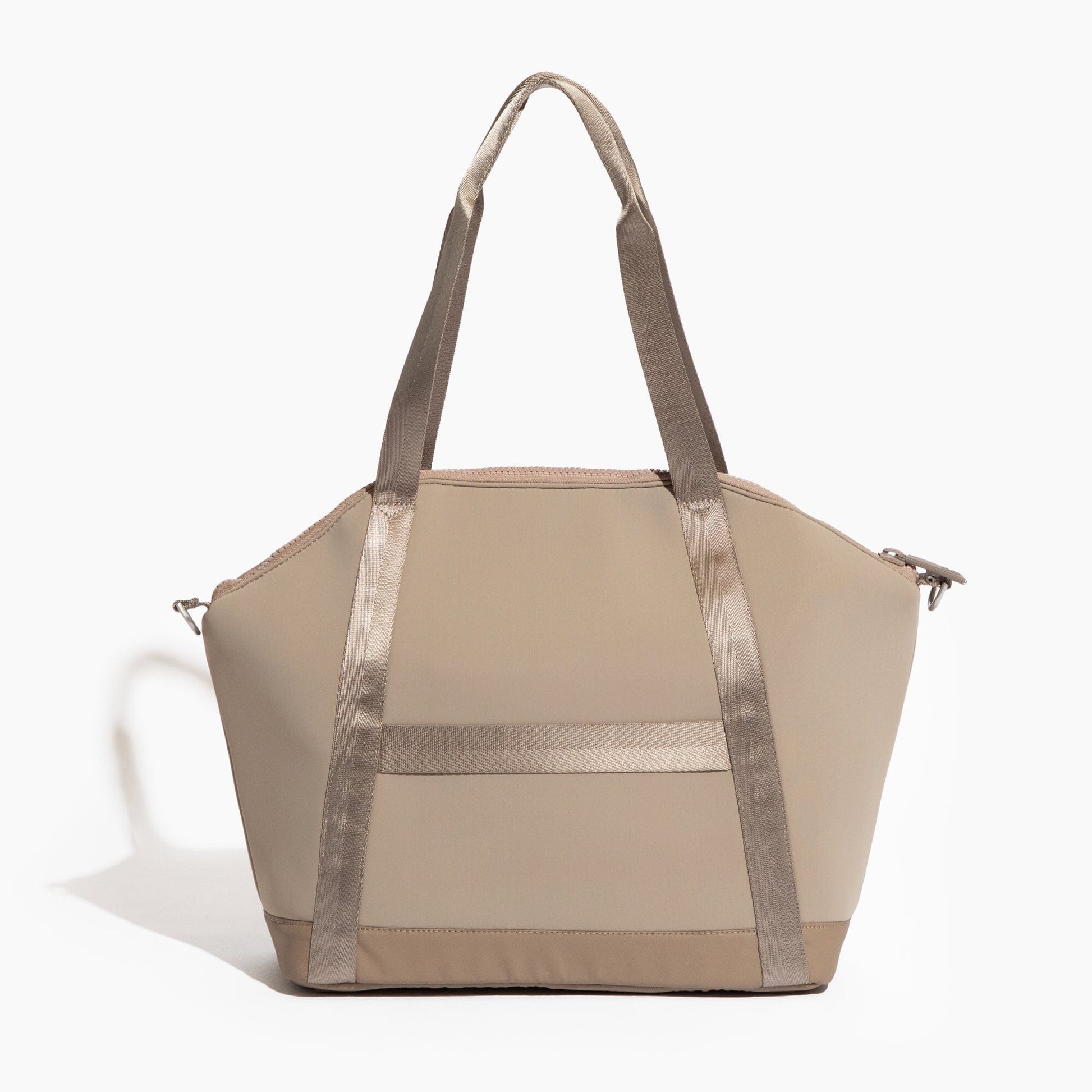 Aspen Seoul Neoprene Tote bag in fawn with crossbody straps