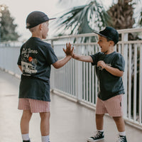 The Good Times Cafe Tee featuring a vintage-style graphic print.