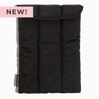 Jet Motion Laptop Sleeve in Black with 'NEW!' tag