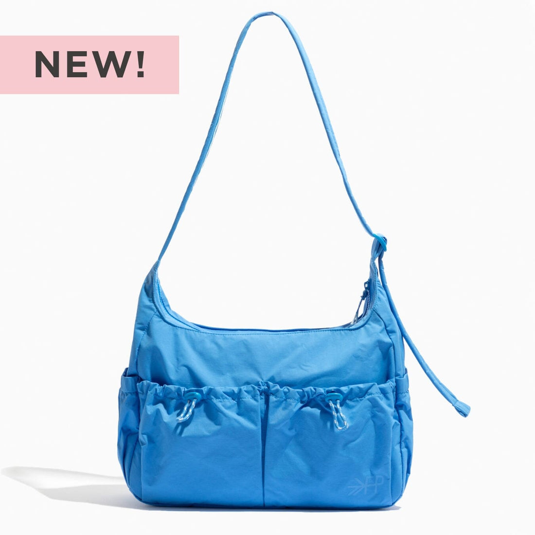Wave Motion Carryall Tote in blue with a 'New!' tag.