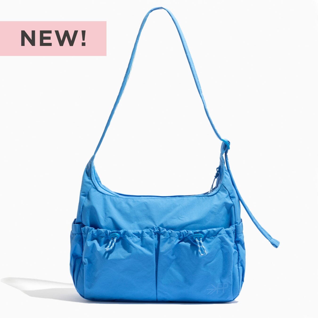 Wave Motion Carryall Tote in blue with a 'New!' tag.