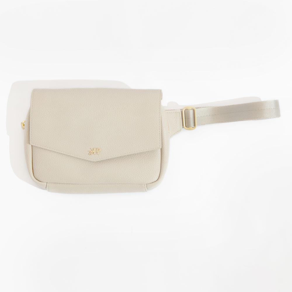 Birch vegan leather Classic Park Pack, front view on white background