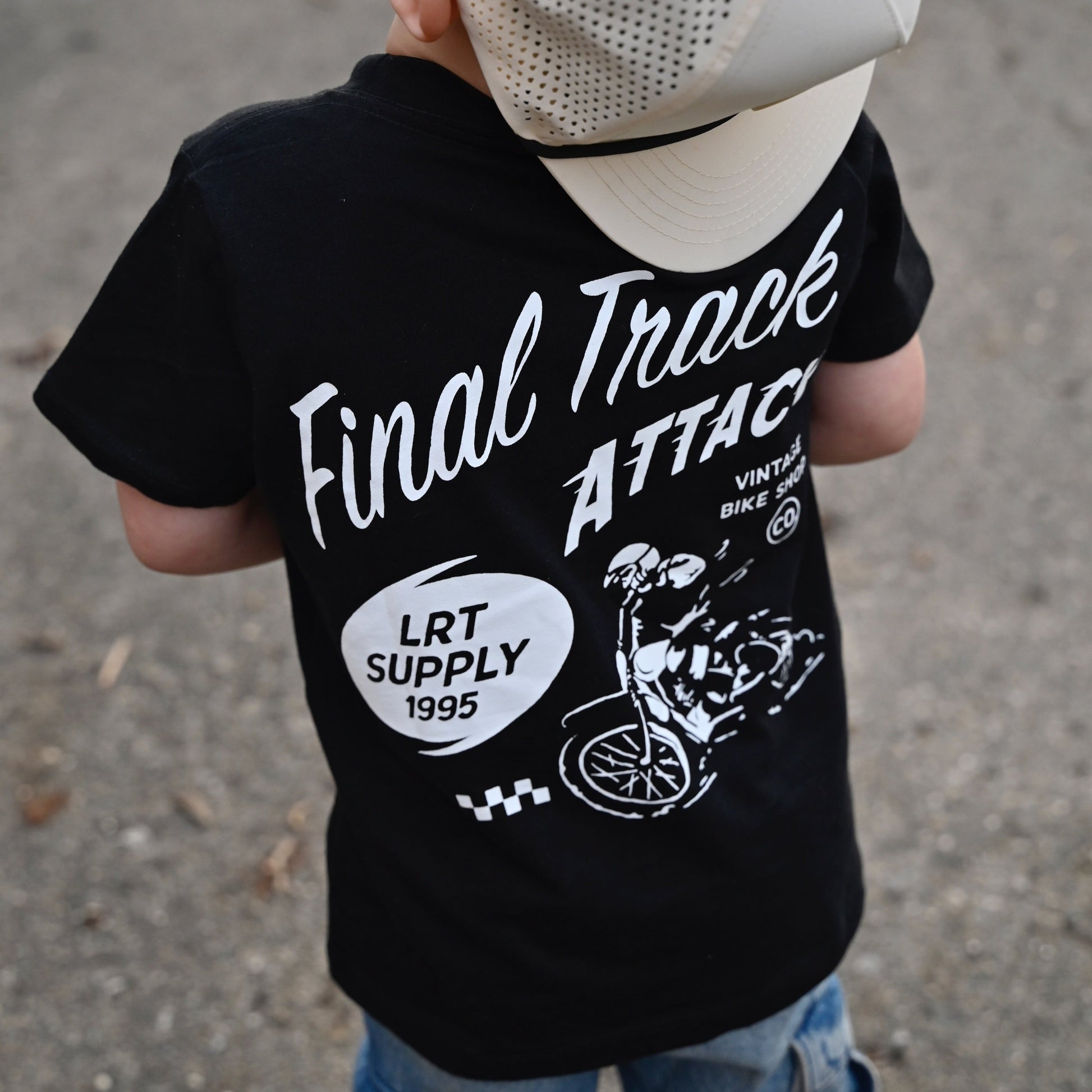 Black Final Track Attack Tee