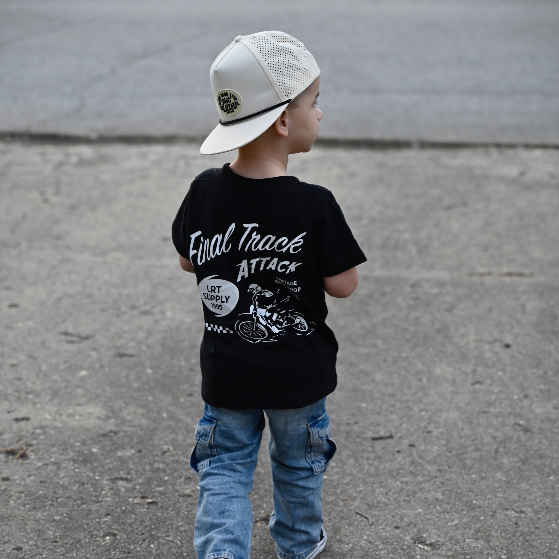 Black Final Track Attack Tee