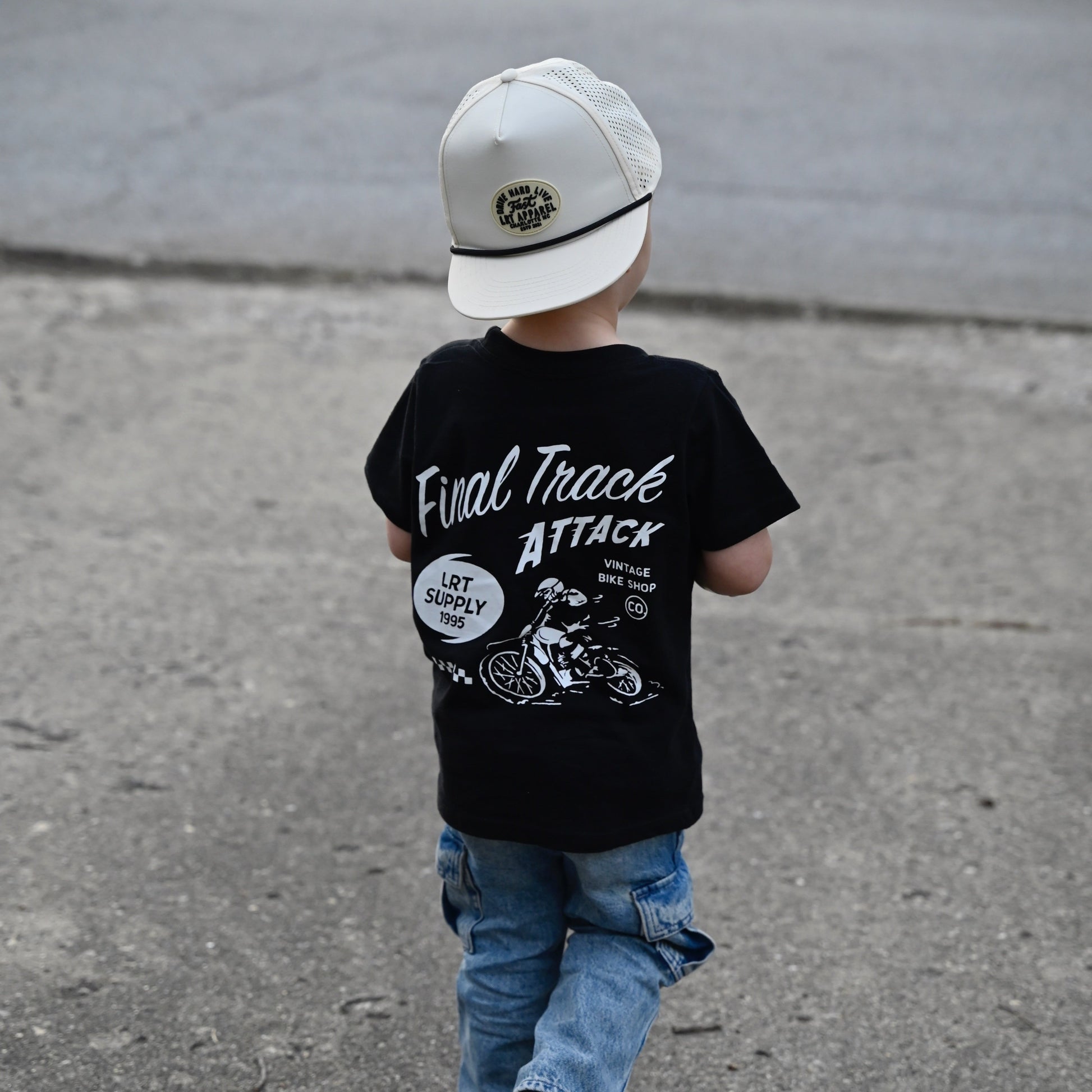 Black Final Track Attack Tee