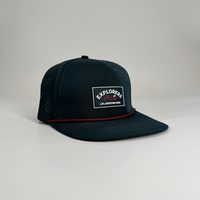 Vintage-inspired rad clothes for kids, eco-friendly and durable explorer snapback