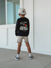 Good Times Cafe black long sleeve tee