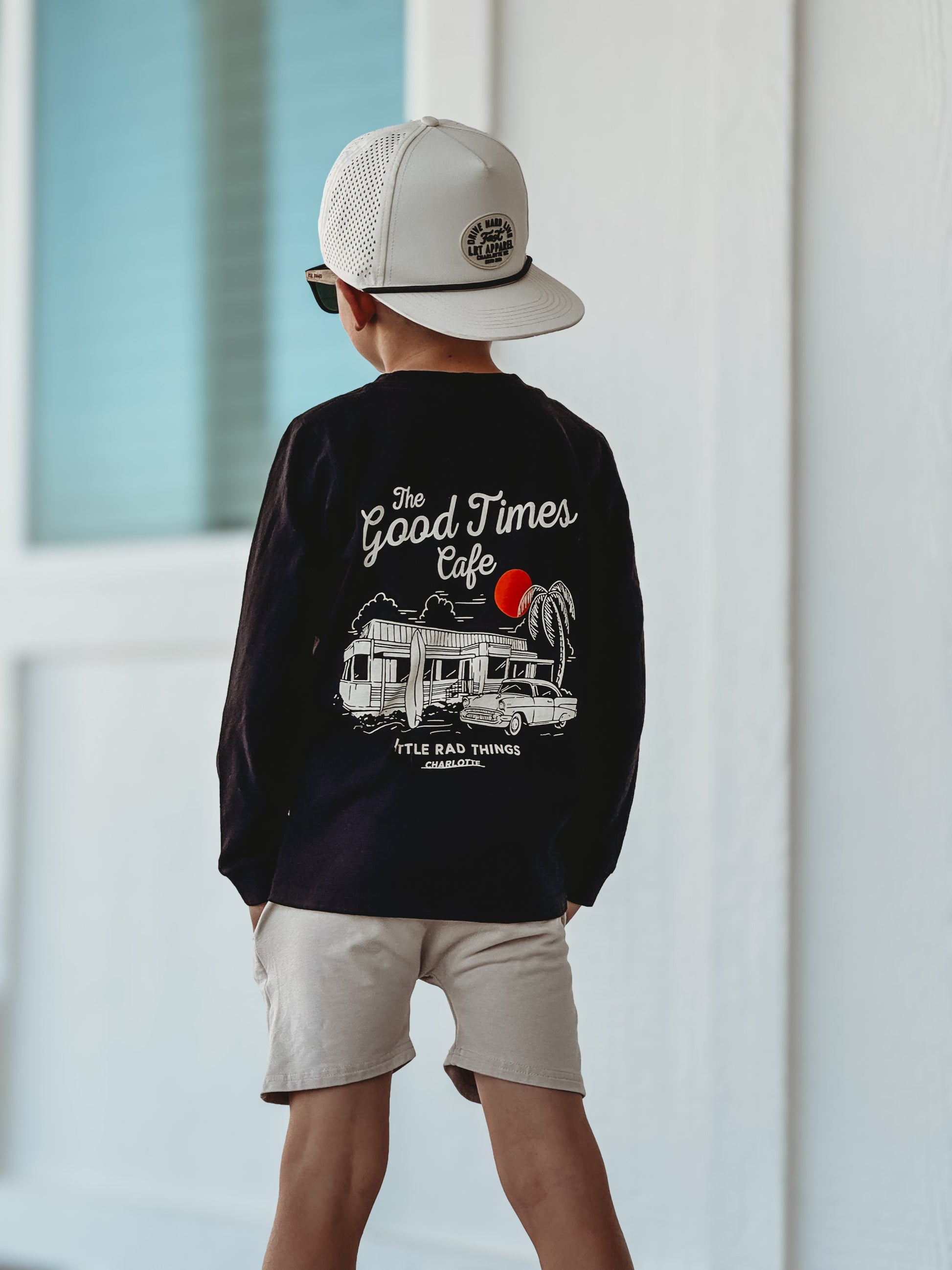 Good Times Cafe black long sleeve tee