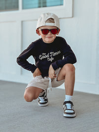 Good Times Cafe black long sleeve tee