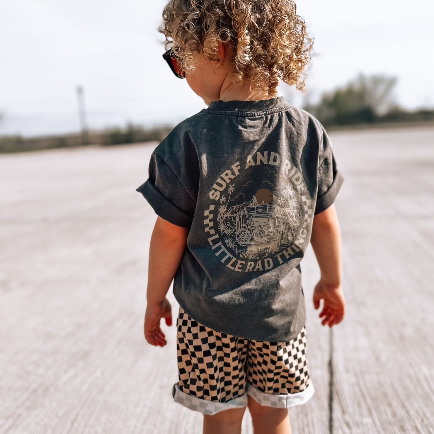 Toddler Boys Shorts Check Ya Later Shorts Ocean Cubs Wear