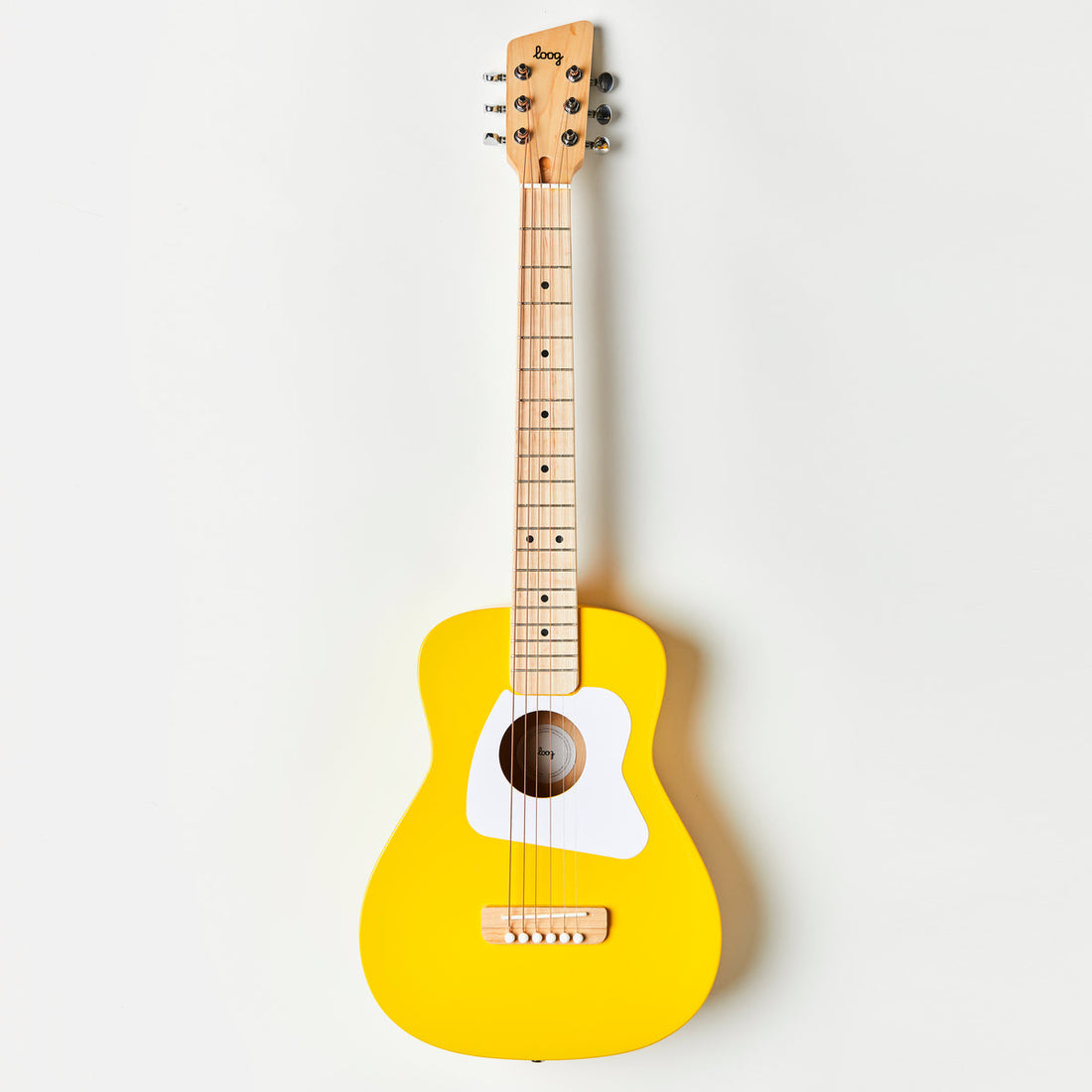 Yellow Loog Pro 6 Acoustic short-scale beginner guitar