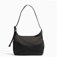 Front view of the black Jet Motion Carryall Tote bag.