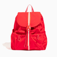 Open view of the Cherry Motion Backpack's interior.