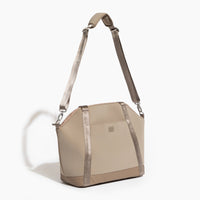 Aspen Seoul Neoprene Tote bag in fawn with crossbody straps