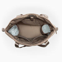 Aspen Seoul Neoprene Tote bag in fawn with crossbody straps