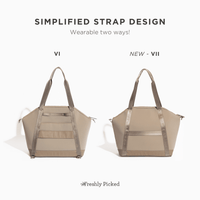 Aspen Seoul Tote bag, simplified strap design comparison