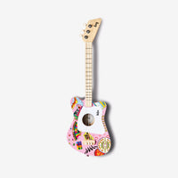 Full view of The Beatles Loog Mini Guitar, a 3-string acoustic for kids.