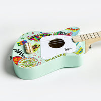 Side angle of the Beatles Loog Mini Guitar