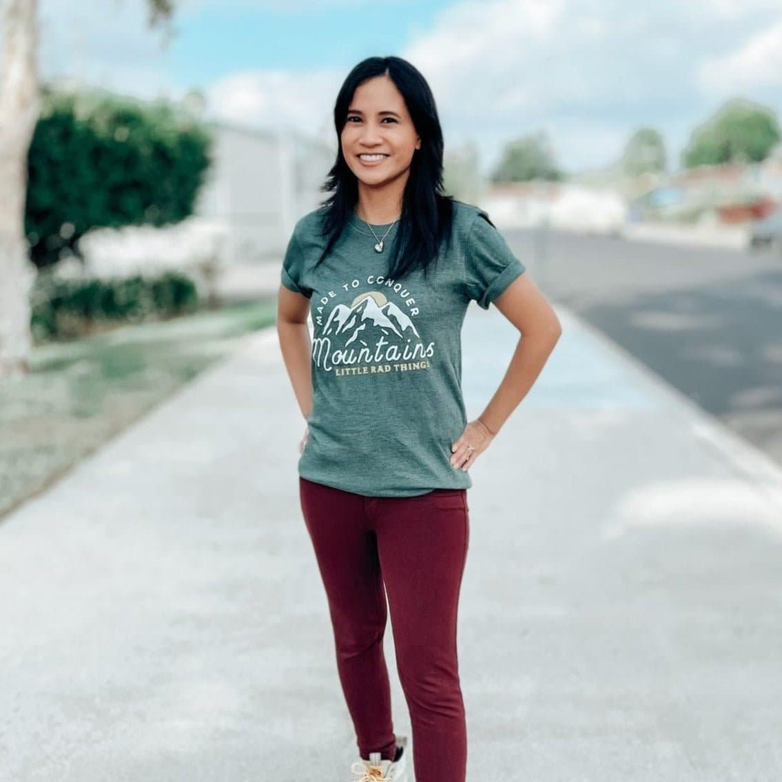 Adult Made To Conquer Mountains Tee - Ocean Cubs Wear