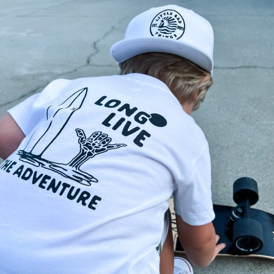 Graphic Tees for Kids and Boys Long Live The Adventure Ocean Cubs Wear