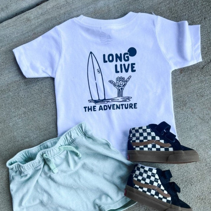 Graphic Tees for Kids and Boys Long Live The Adventure Ocean Cubs Wear