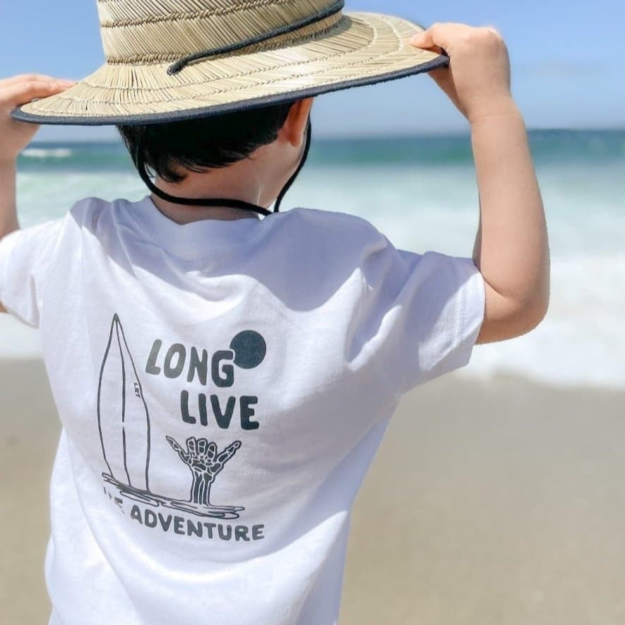 Graphic Tees for Kids and Boys Long Live The Adventure Ocean Cubs Wear