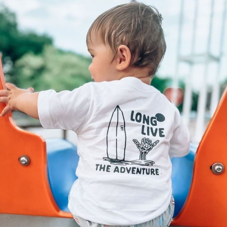 Graphic Tees for Kids and Boys Long Live The Adventure Ocean Cubs Wear