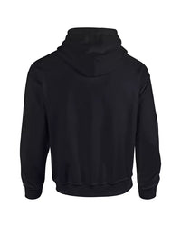 Back view of the black LRT Winged Logo Hoodie